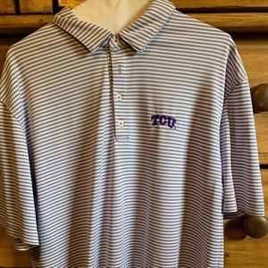 Johnny O TCU golf Polo